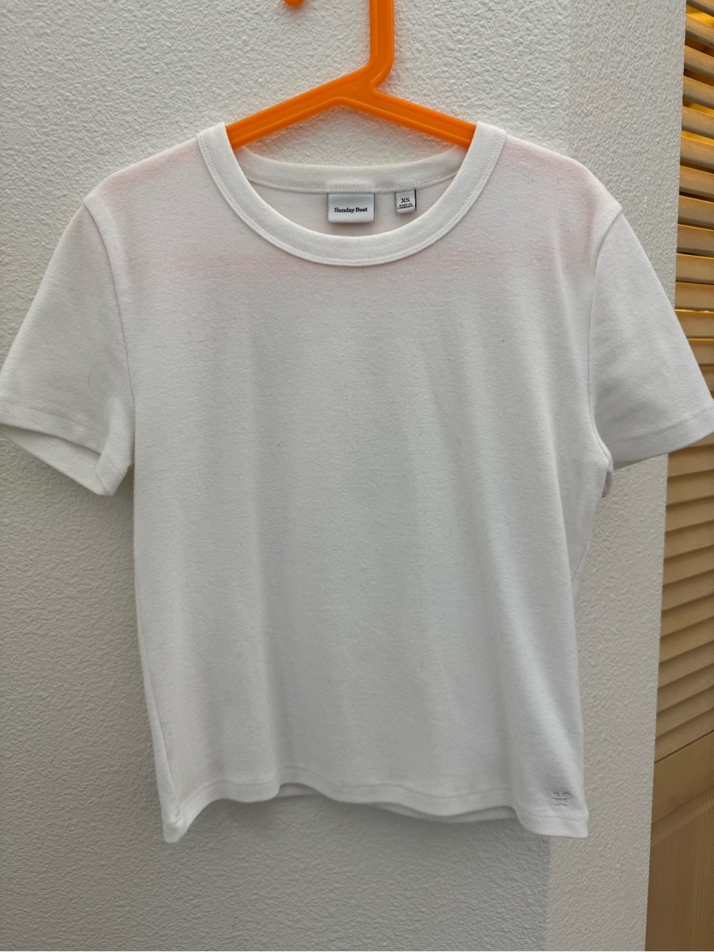 Sunday Best White Kids Short Sleeve Crew Tee